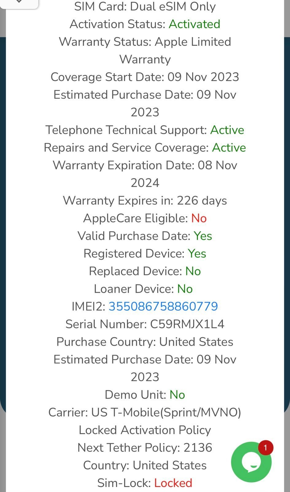 Apple iPhone 14 Pro Max 256GB Like New 7R86