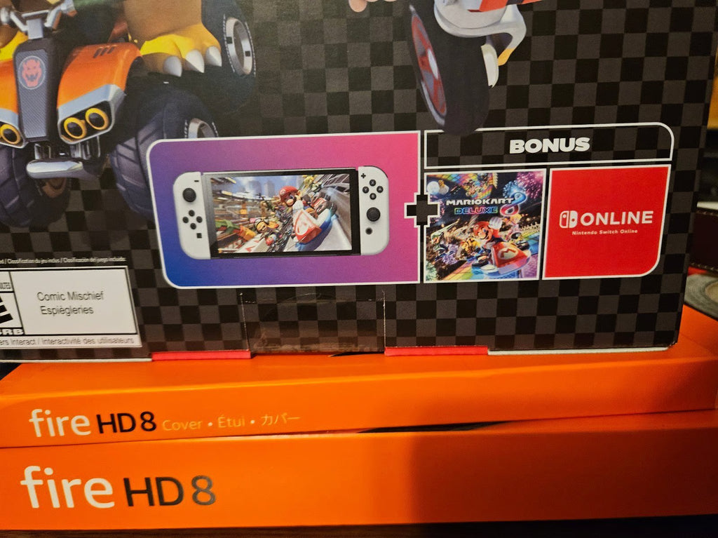 Nintendo Switch OLED Mario Kart Online Bundle 3X71
