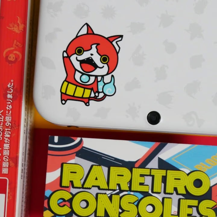 Nintendo 3DS XL Yo kai Watch Jibanyan W/ Box, Charger, Stylus, 60+ Games & More!