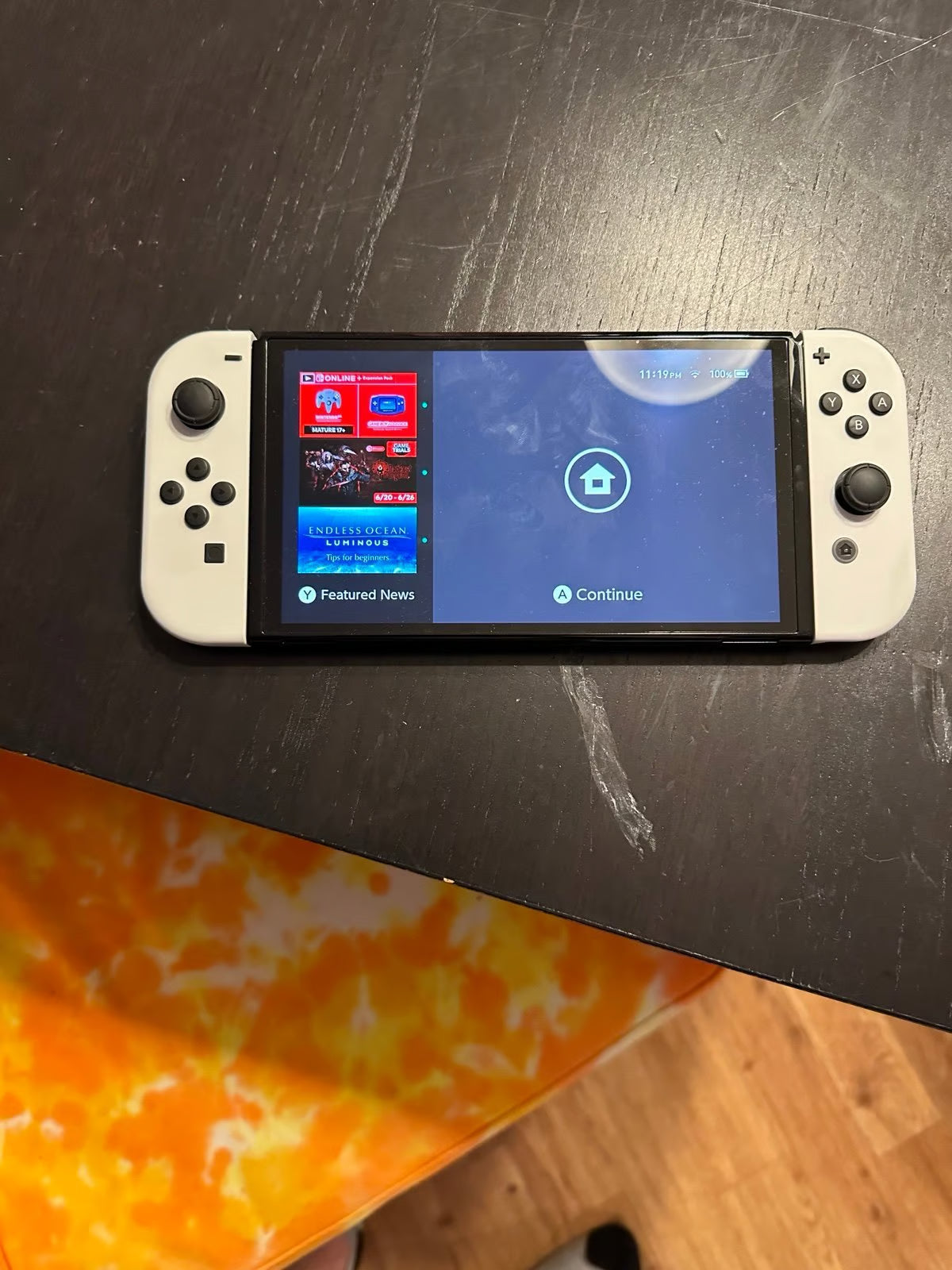 White OLED Nintendo Switch Bundle 5N73
