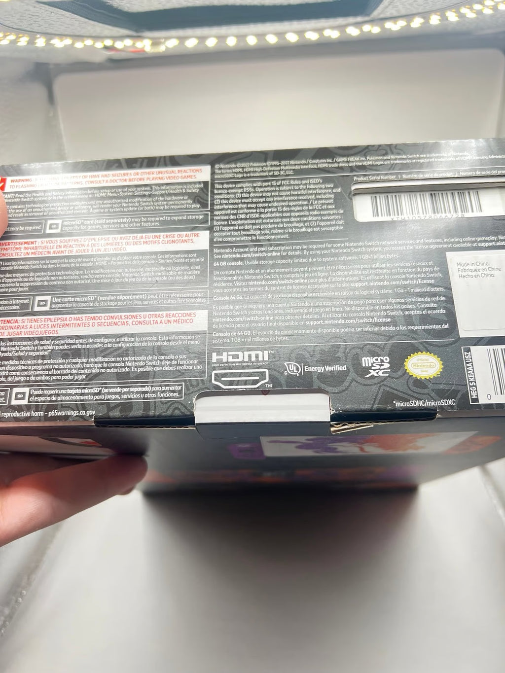 Nintendo switch oled Pokemon Brand New!! Never opened! USA release 8F65