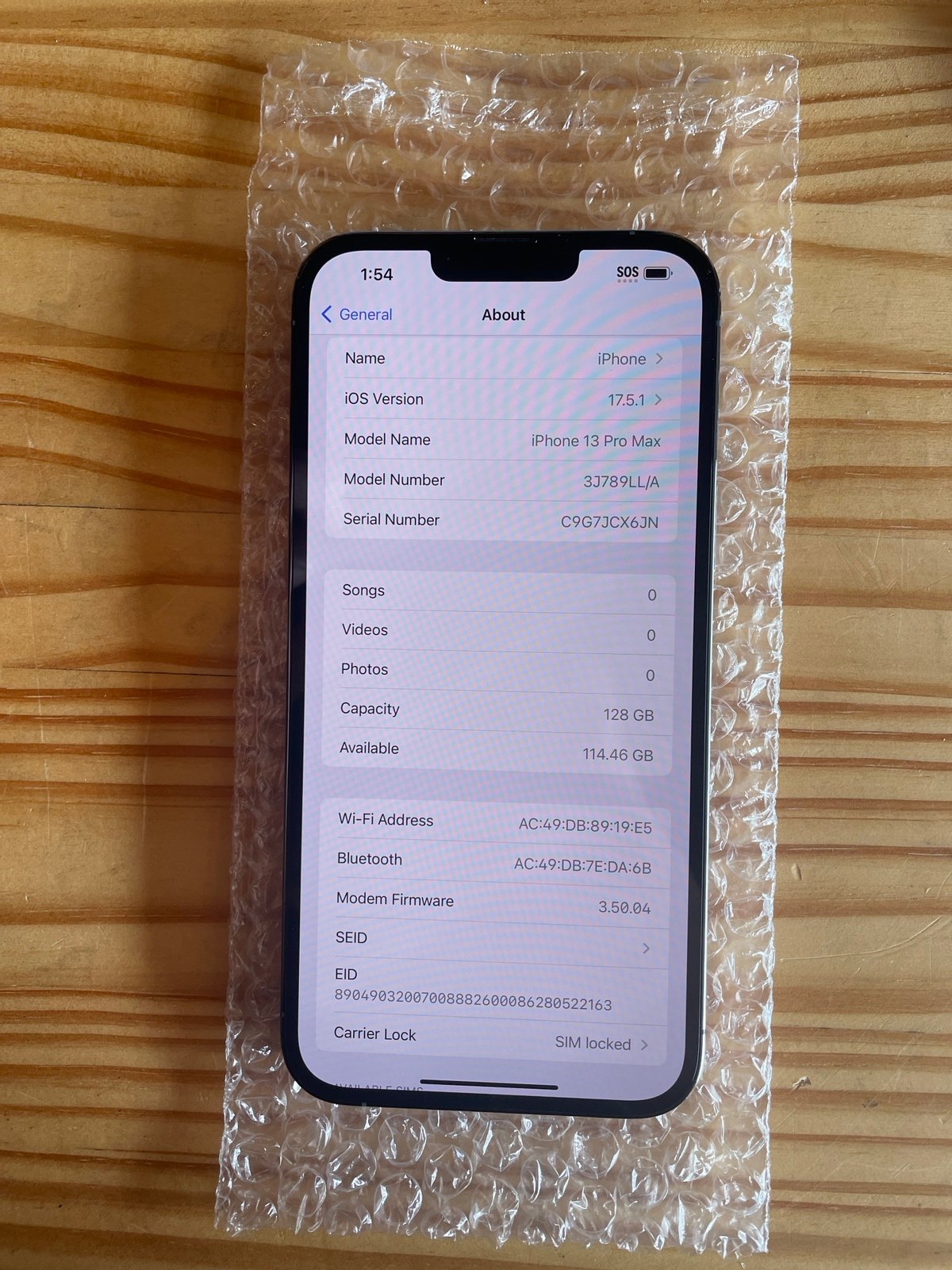 iPhone 13 Pro Max - 128GB - Verizon - Blue 7Z18