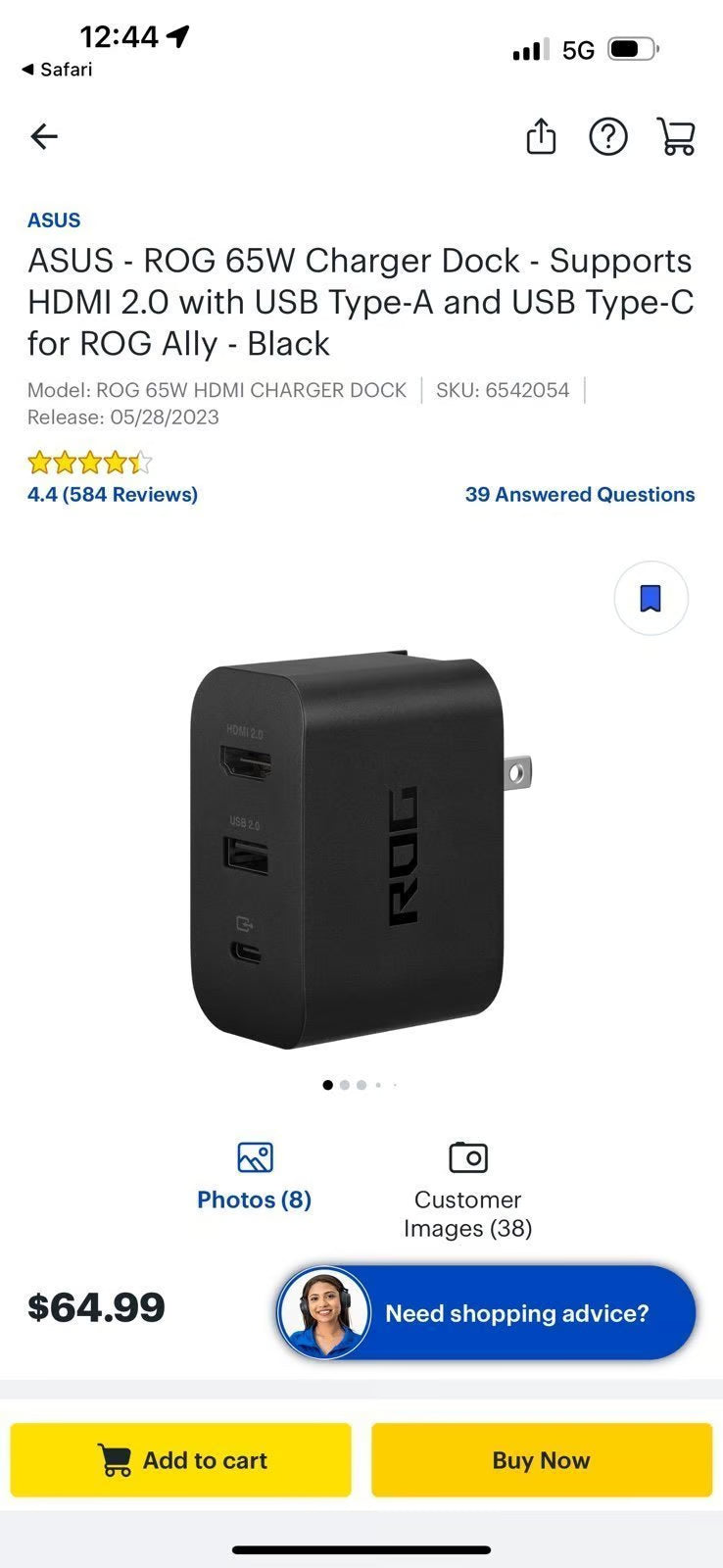 ASUS Rog Ally Z1 Extreme 1TB SSD *Bundle* 9D11