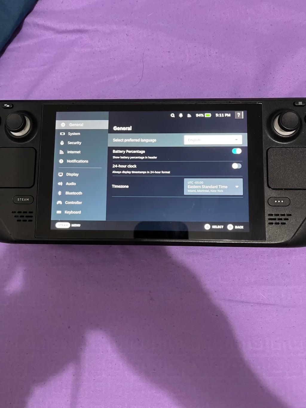 Valve steam deck 256gb 9A53