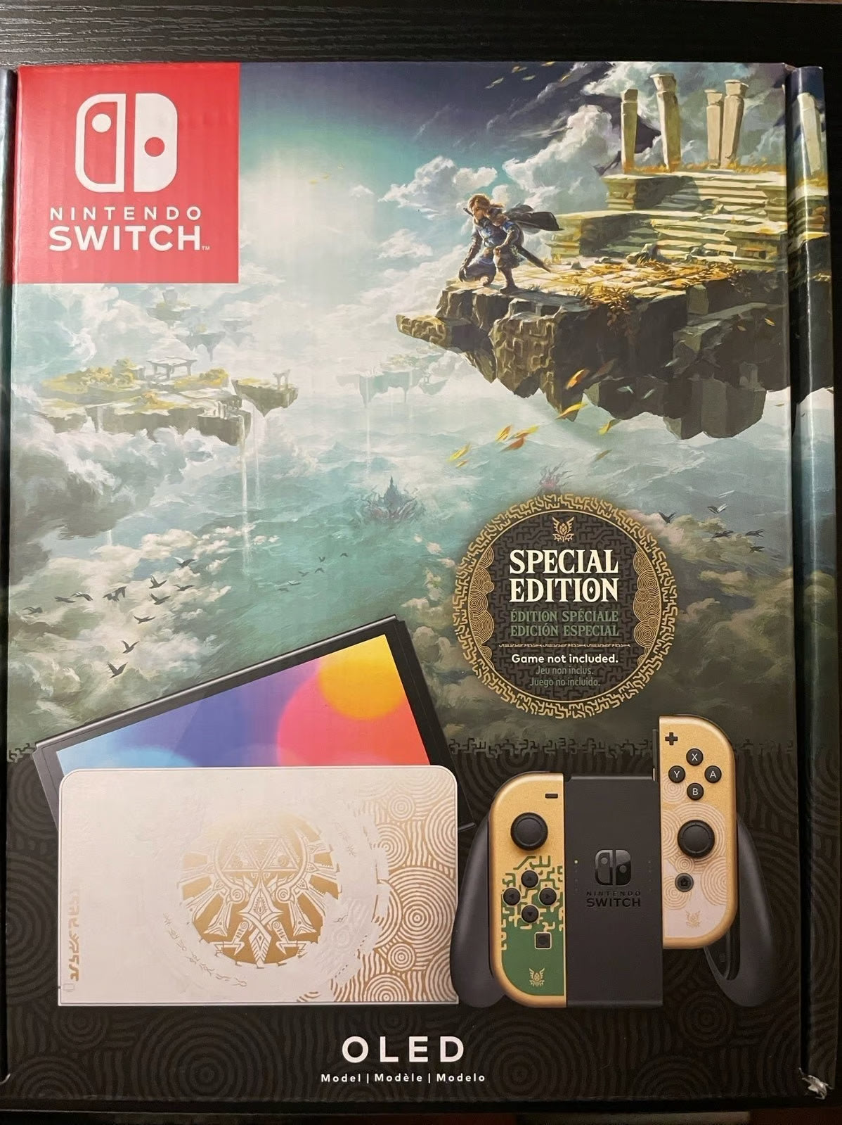 Brand New in the box Nintendo Switch Tears of The Kingdom limited edition OLED 1E77
