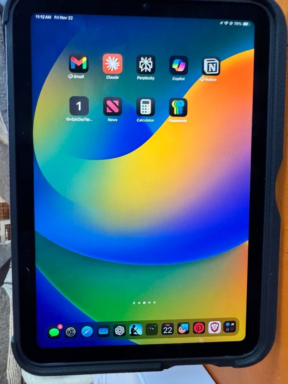 Purple iPad Mini: Back to the Future - WiFi used for AI Testing A17 Pro 7th gen 6P23