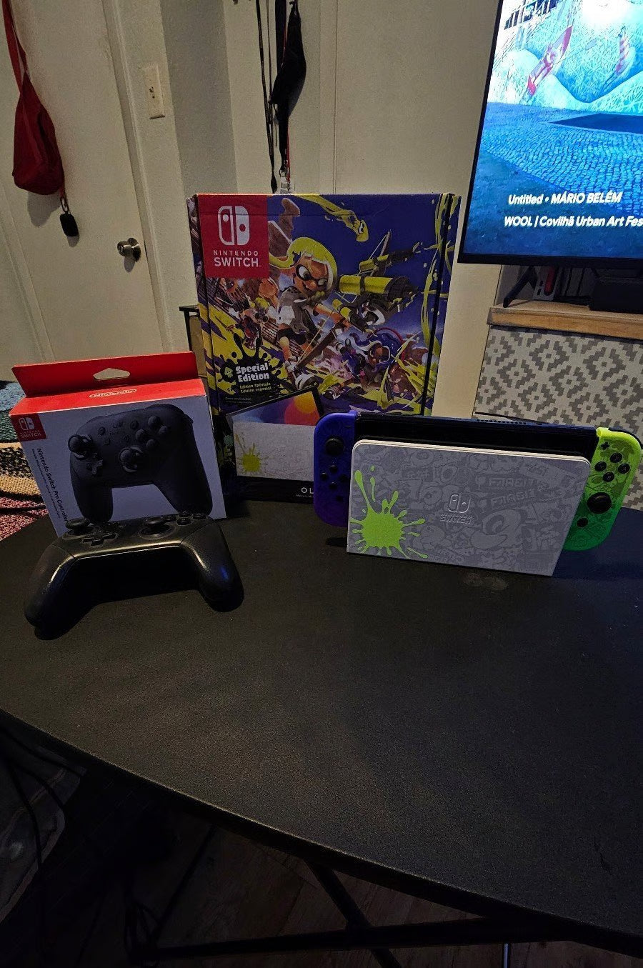 Nintendo switch oled splatoon edition 6W68