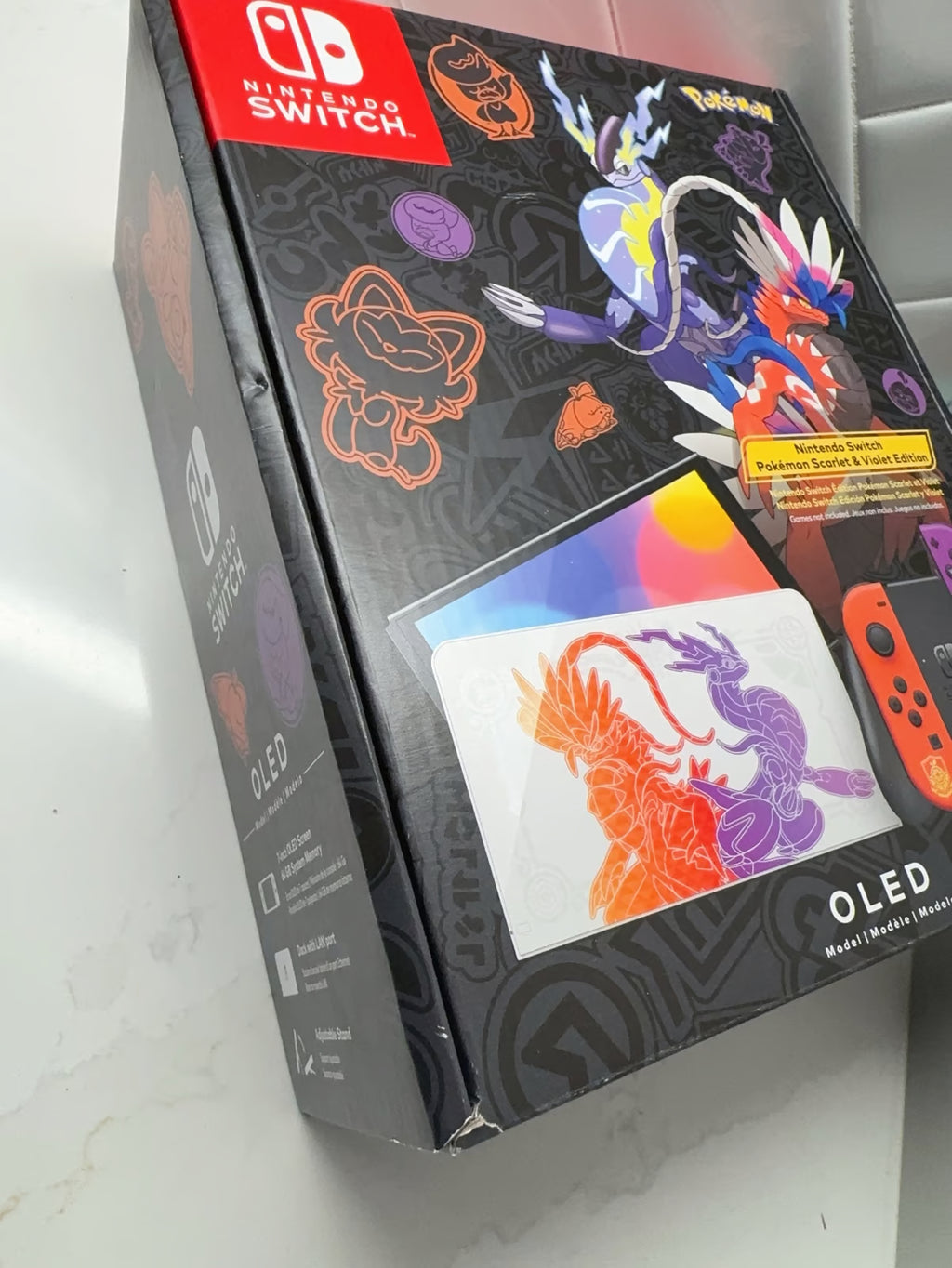 Nintendo Switch 鈥?OLED Model - Pok茅mon Scarlet & Violet Edition Console 1H58