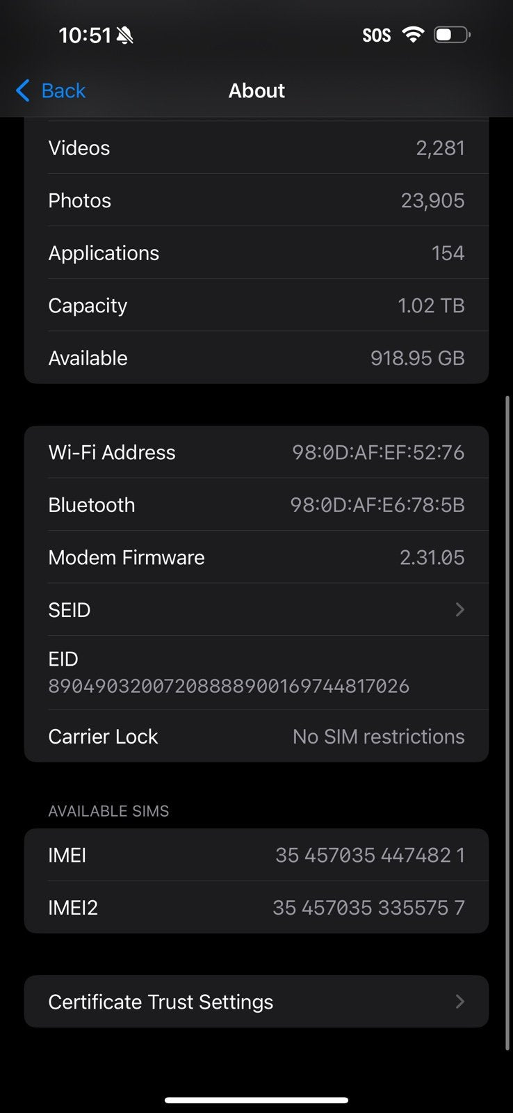 iPhone 15 Pro Max 1 TB 9T39