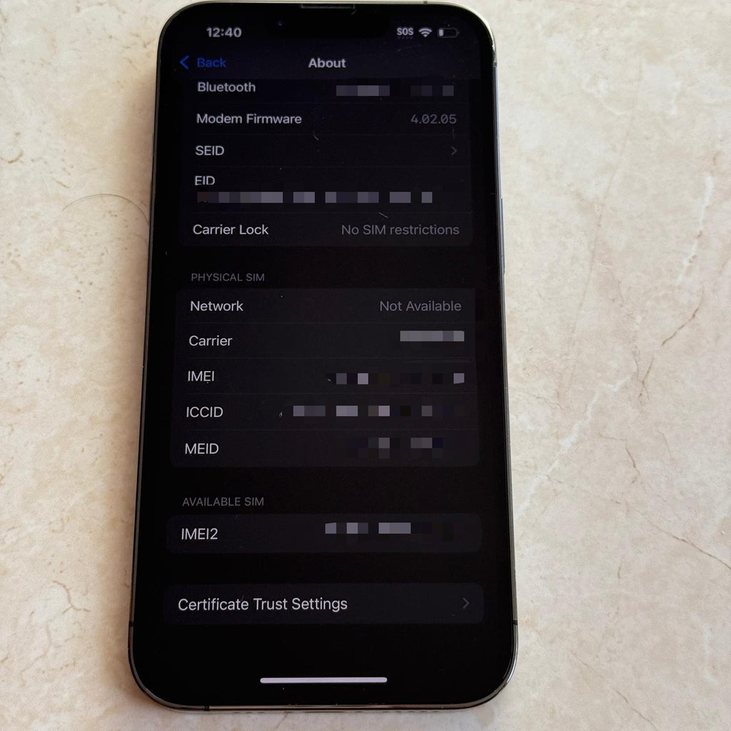 Apple iPhone 13 Pro 128 GB in Graphite for Unlocked 2Y89