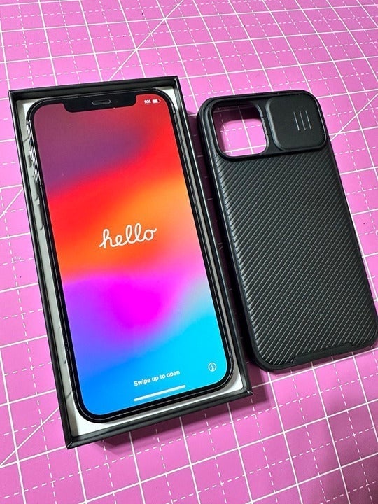 Apple iPhone 12 Pro - 128 GB - Graphite (Unlocked) A2341 Excellent 3O53