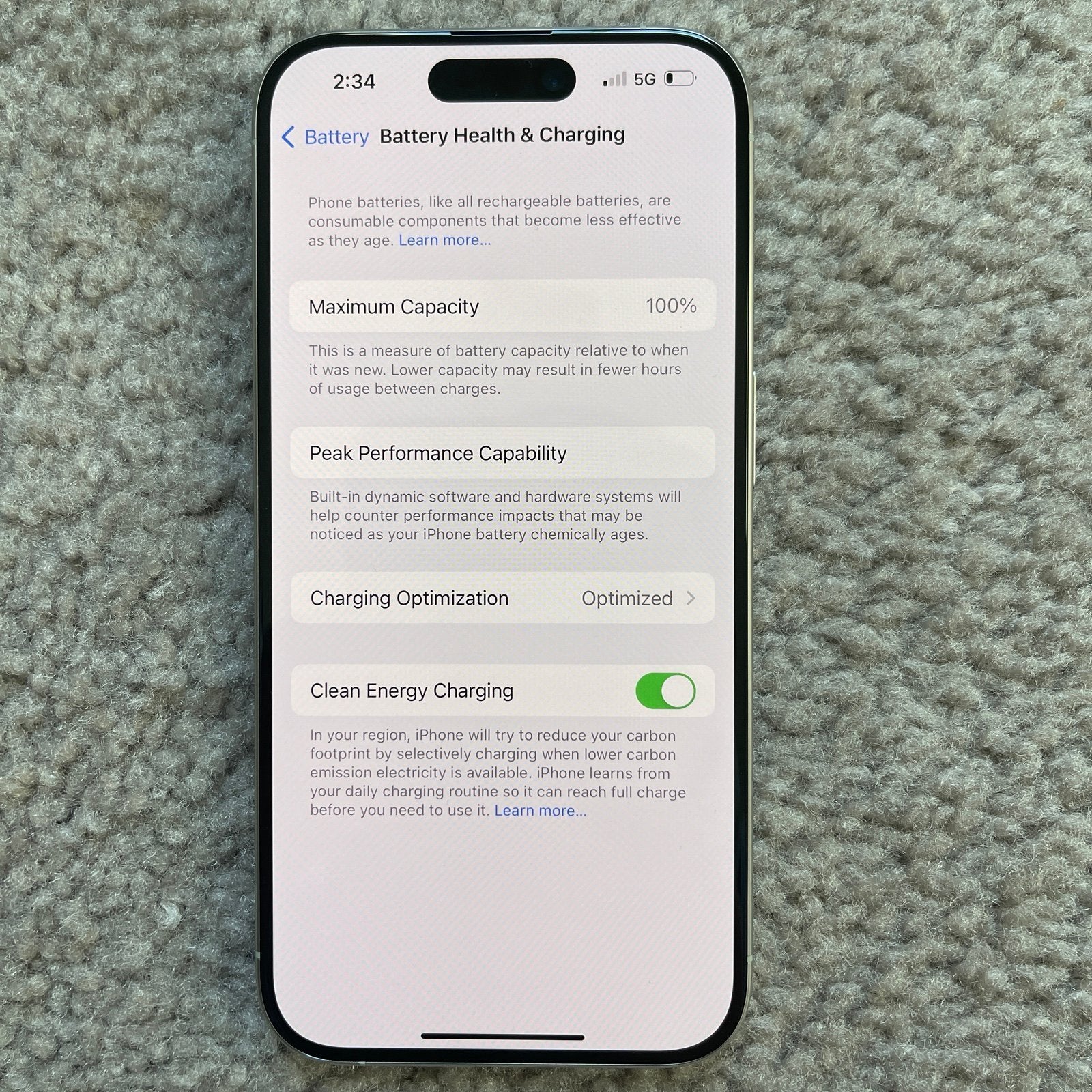 Iphone 15 pro 256gb 5C28