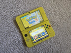 New Nintendo 3DS XL Pikachu in Yellow with 128gb SD Card, Charger and Stylus
