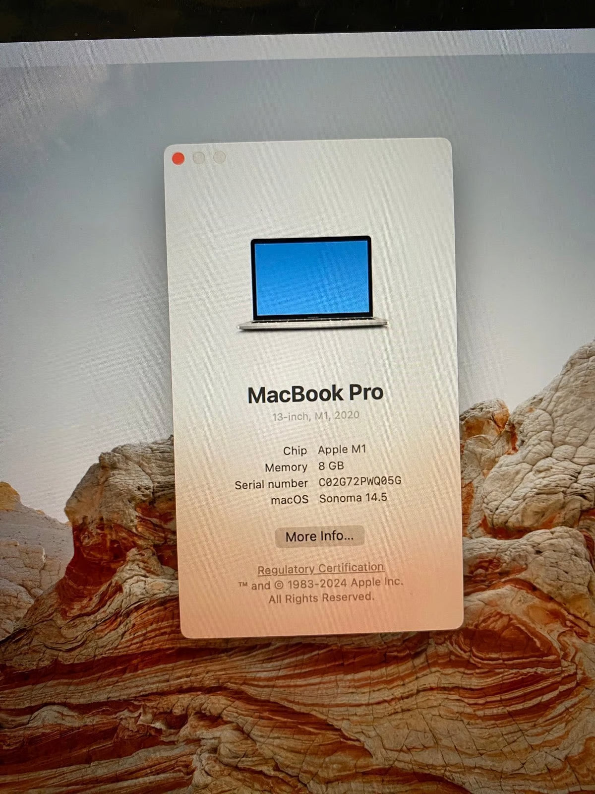 MacBook Pro with Touch Bar M1 2020 | 256gb SSD(Fast) 1M38