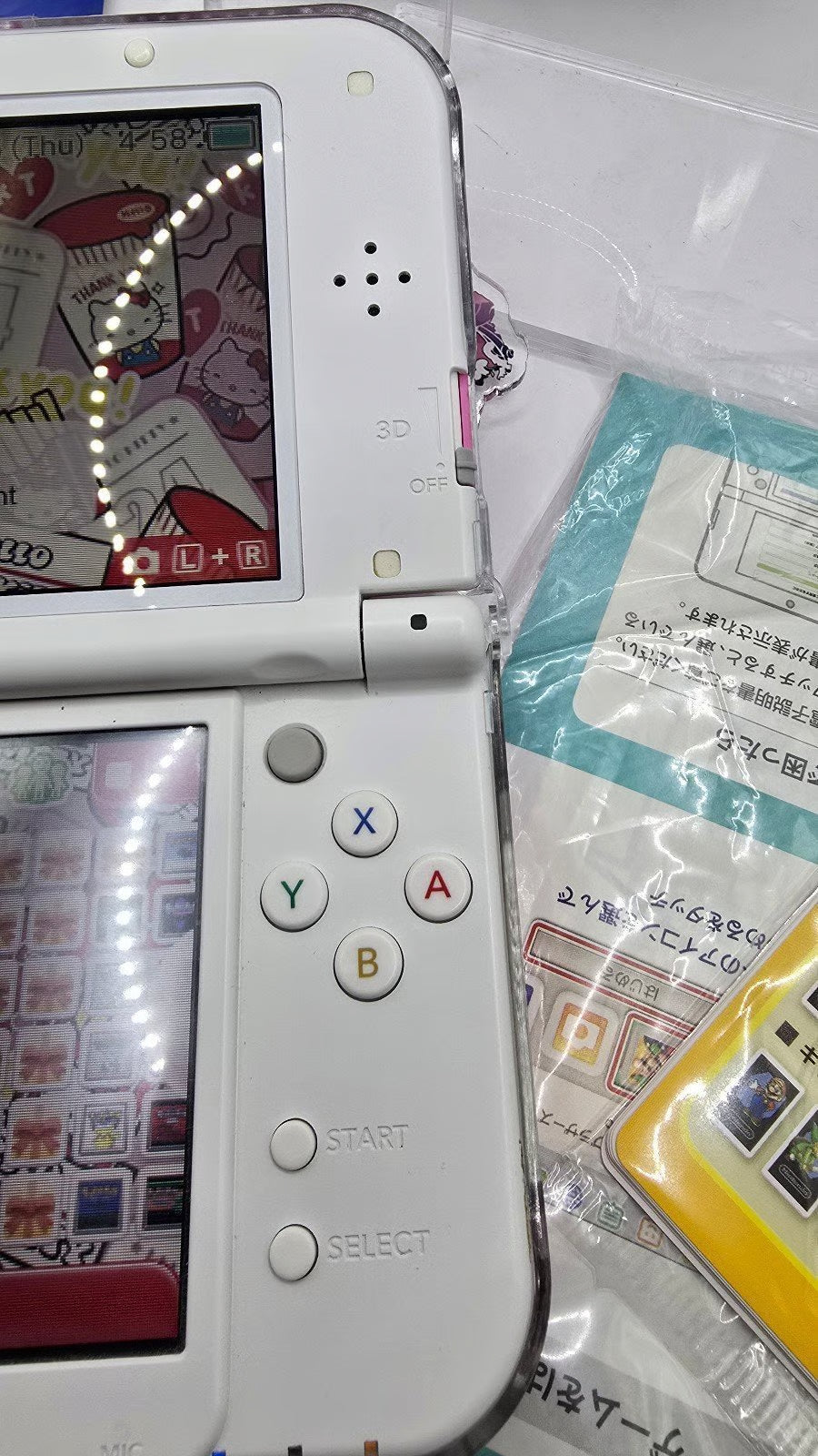 In box New Nintendo 3DS XL Pink /Games, , 128GB SD