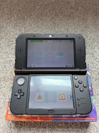 New Nintendo 3DS XL Pokemon Sun and Moon Solgaleo and Lunala in Black