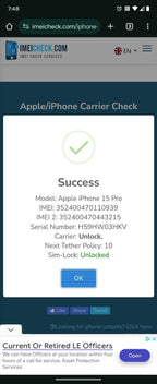 Apple iPhone 15 pro 9J55