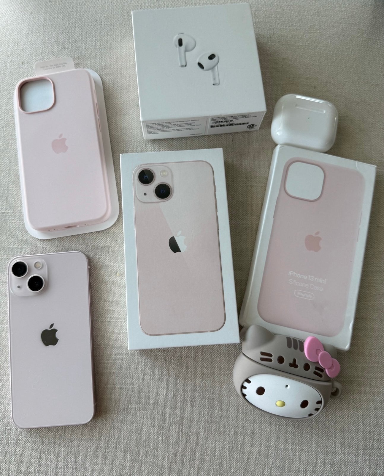 Apple iPhone 13 Mini Pink 128 GB Unlocked Bundle 8E37