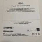 Apple iPad Air 5th Generation 64 GB in Space Gray 6Z13