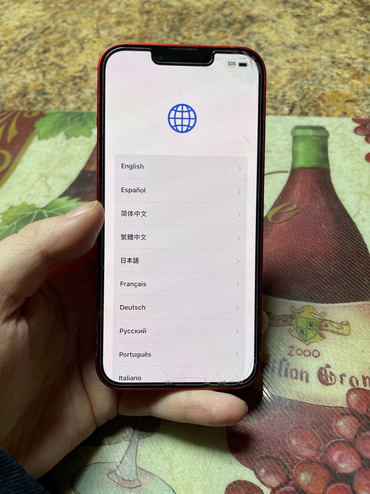 iPhone 13 Red 256g Unlocked 8E59