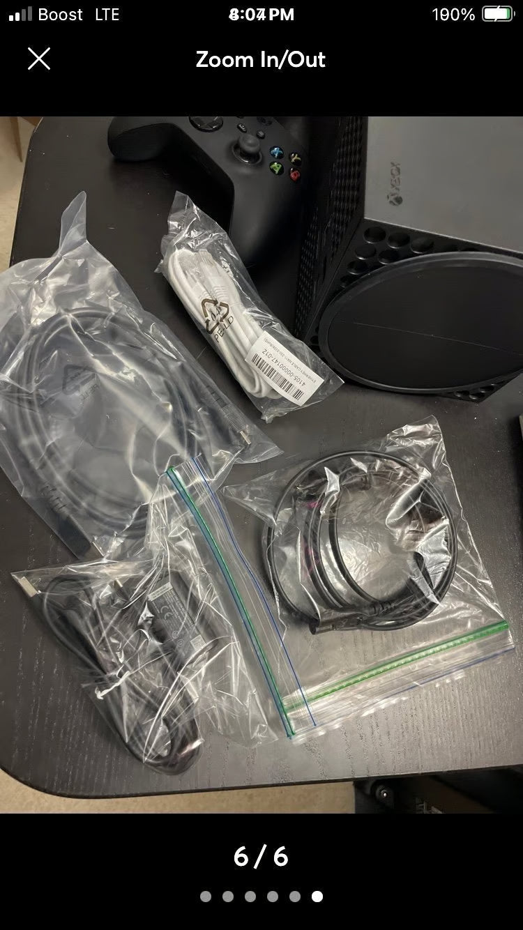 Xbox Series X (1TB) console with series s/x controller in black 9C81