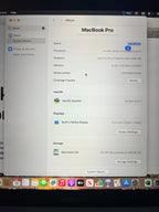 Apple MacBook Pro with Touch Bar screen !! 2W72