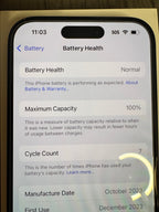 Apple iPhone 15 128 GB Unlocked 6Z77