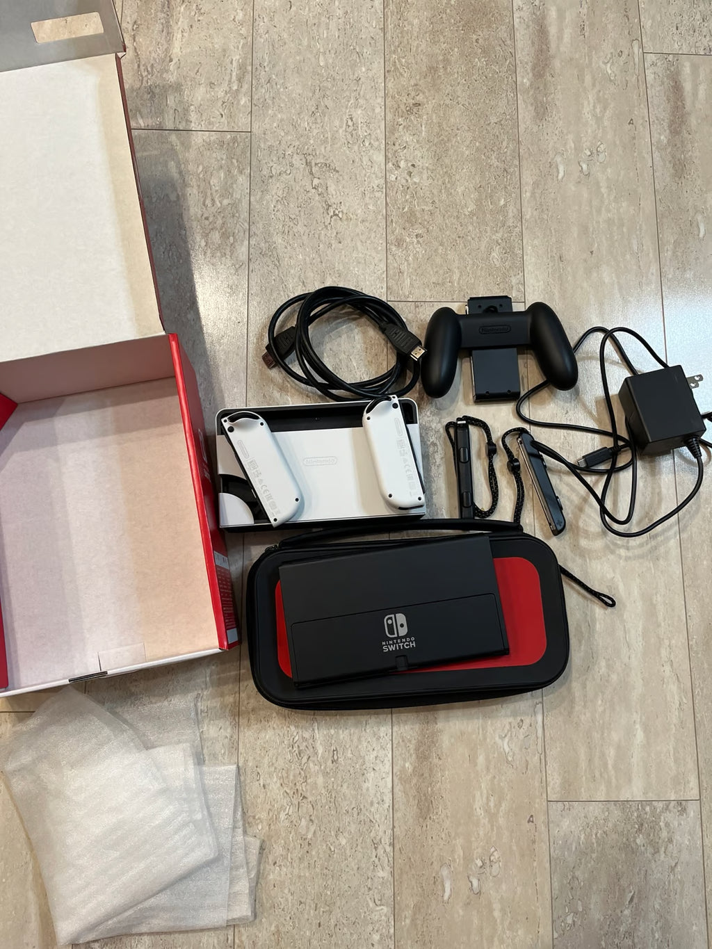 Nintendo OLED Switch White - Complete 3H91