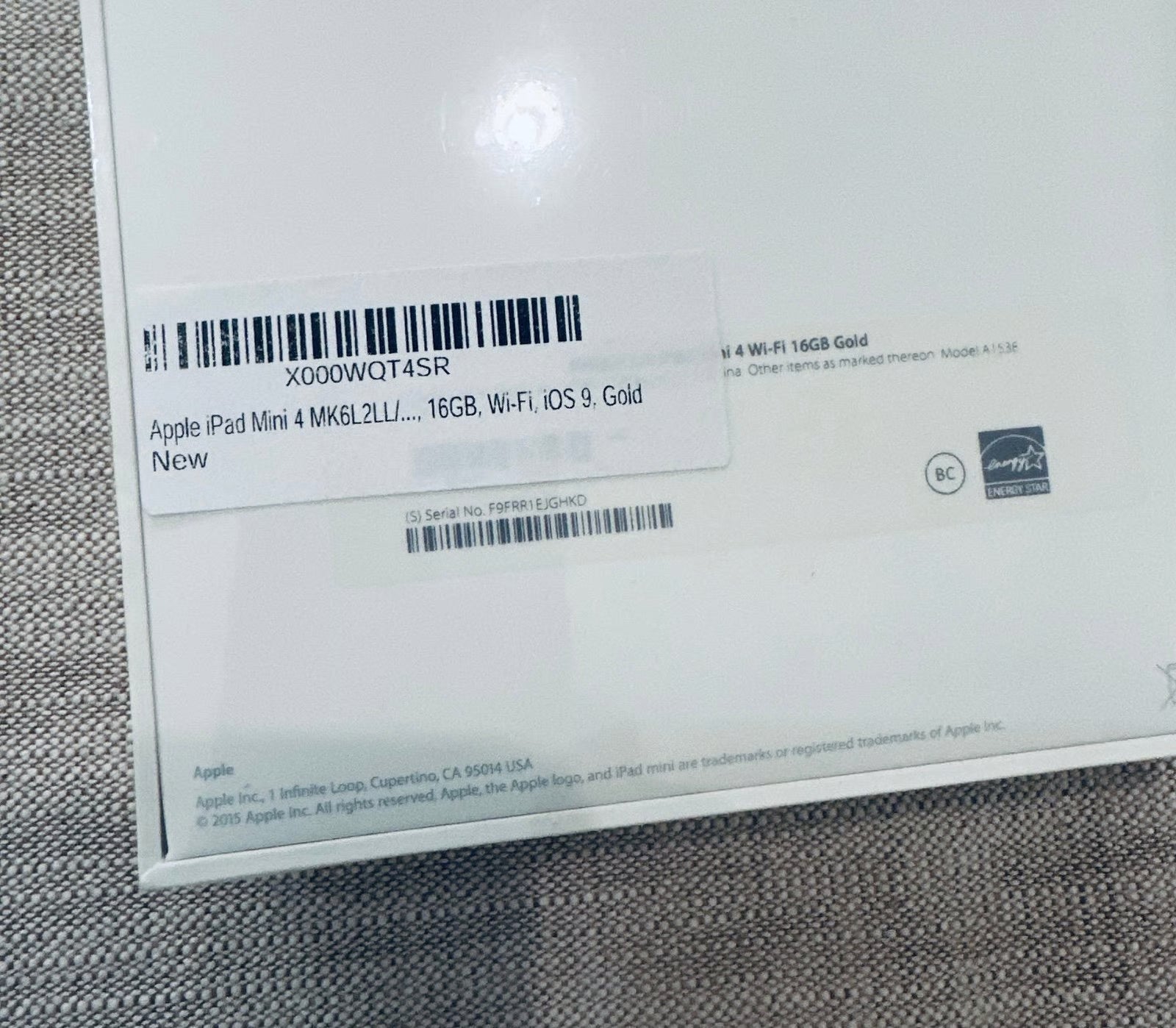 Apple iPad Mini 4th Generation 16GB in Gold 2P28