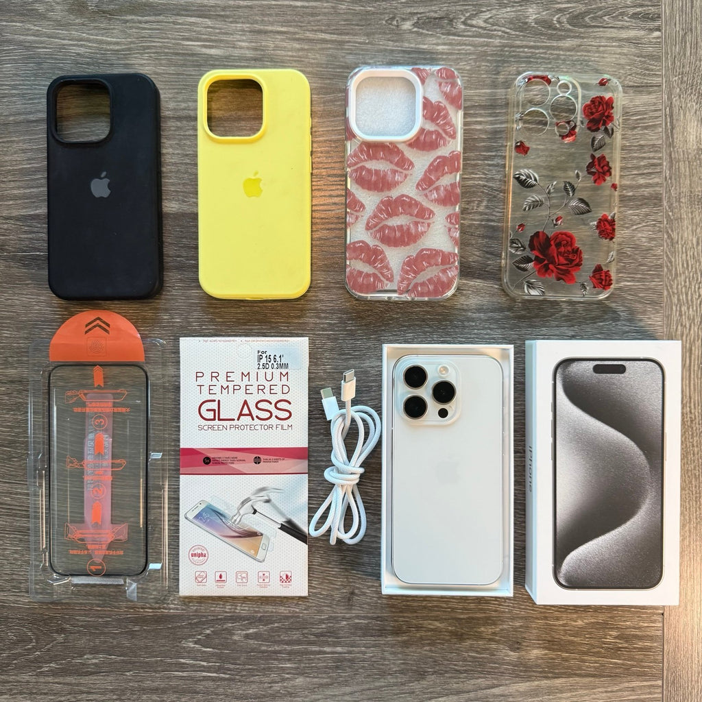 iPhone 15 Pro 256Gb - White Titanium - Fully Unlocked 7J75