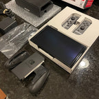 Nintendo Switch (OLED Model) Super Smash Bros. 64GB Console - Gray - CIB 3U21