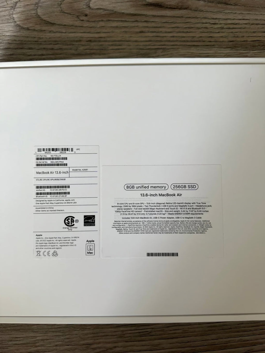 13.6-inch MacBook Air 5J95