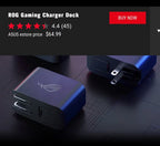 ASUS rog ally z1 extreme with official charger dock 2J61