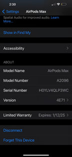 Apple AirPods Max with Smart Case in Silver 5F52