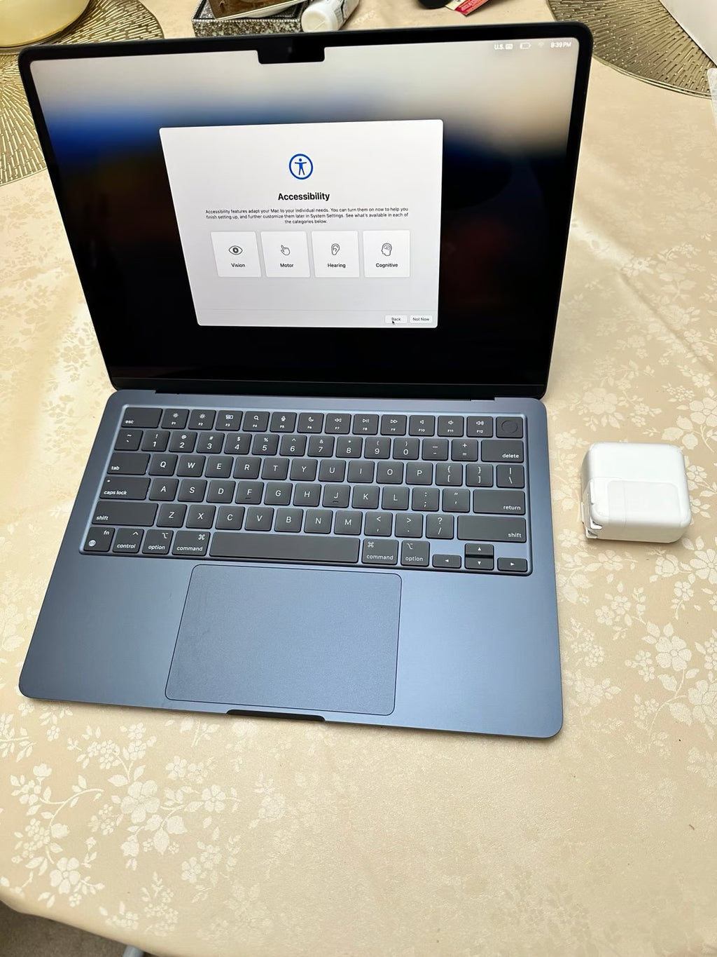 2024 Apple macbook air 13鈥?m3 chip. No box and no cord included. 1L61