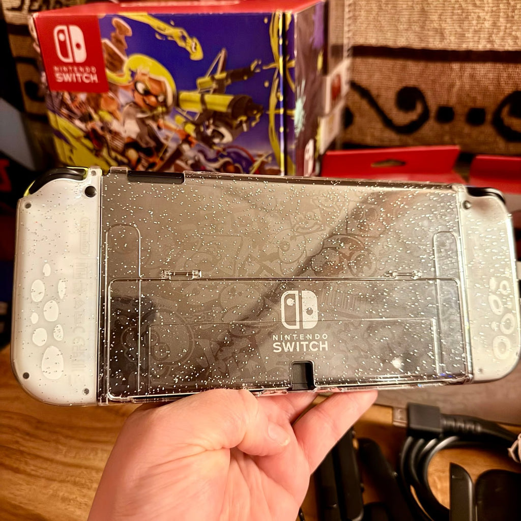 Nintendo Switch Splatoon OLED with EXTRAS!! 3M67