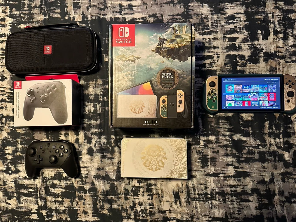 the legend of zelda tears of the kingdom edition Nintendo switch oled 8M79