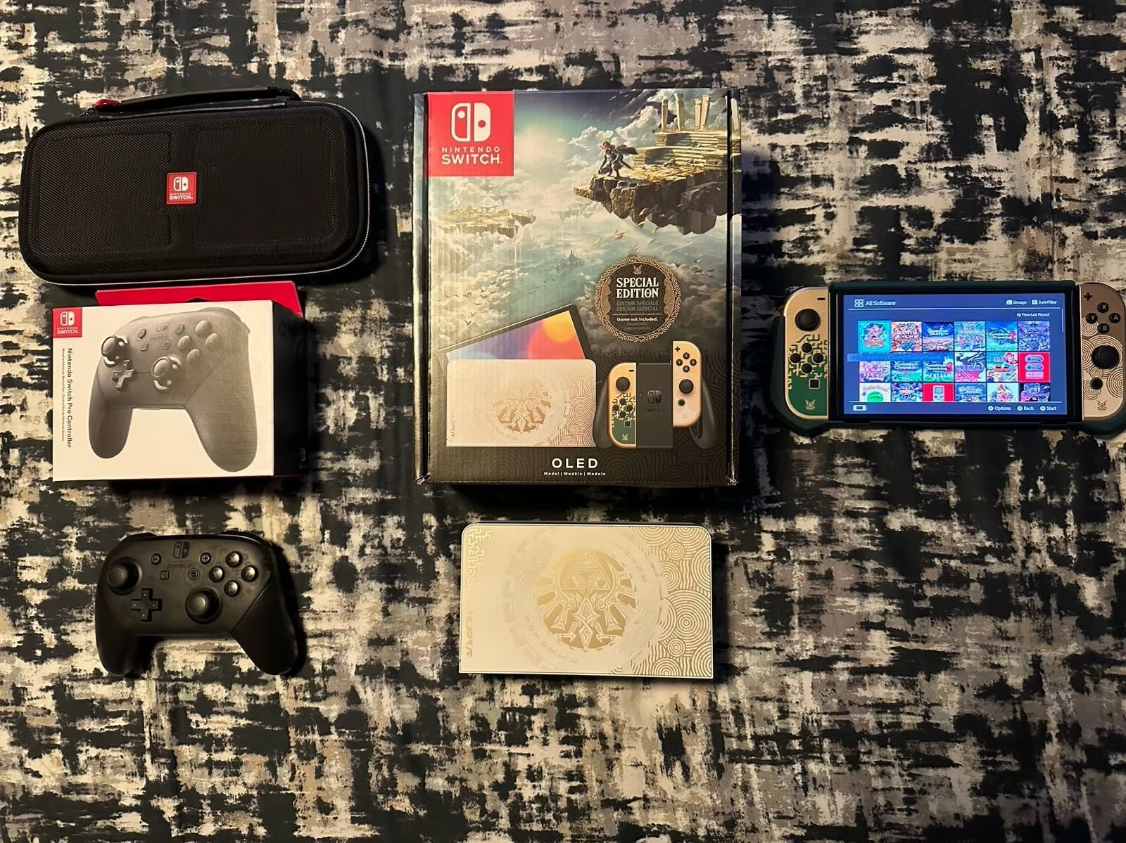 the legend of zelda tears of the kingdom edition Nintendo switch oled 8M79