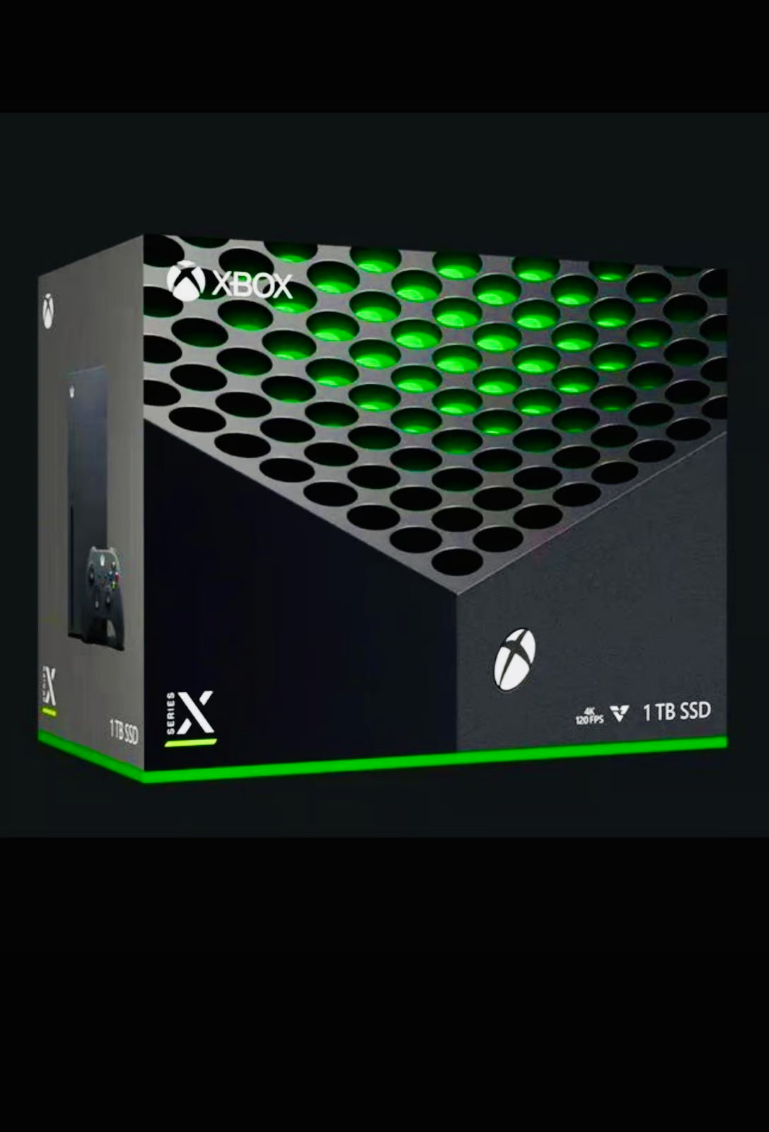 Xbox series x box console and controller 8L75