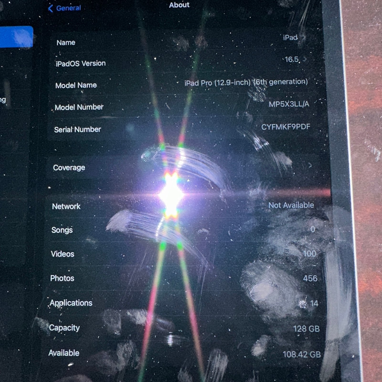 Apple iPad Pro 12.9in 128gb WiFi + Cellular 5L27