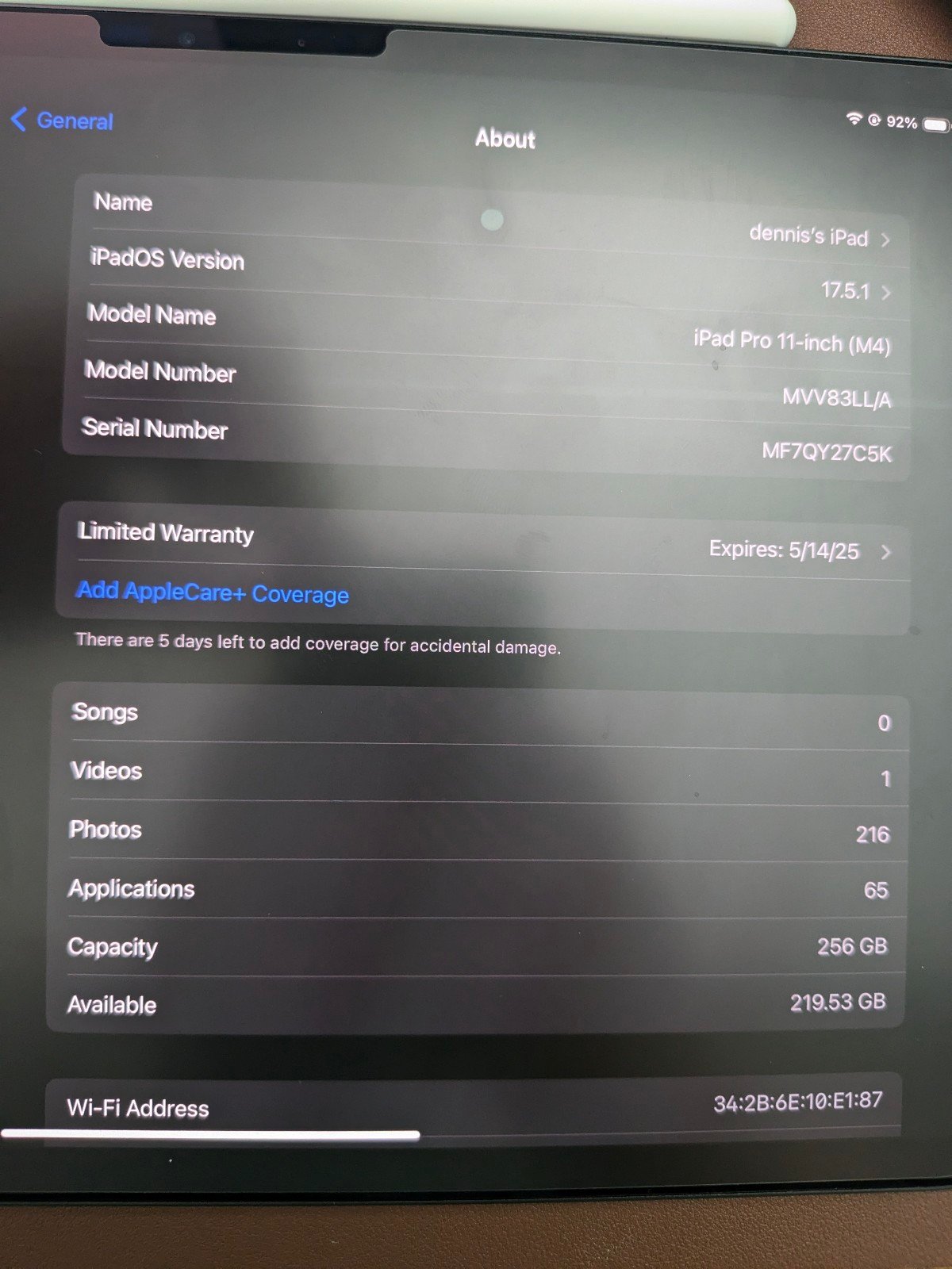 iPad Pro 11 inch m4 Bundle Space Grey (256Gb) 9Z53