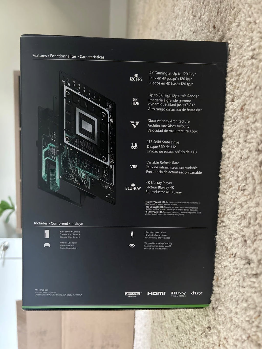 Microsoft Xbox Series X 1TB Console Black/White 5N67