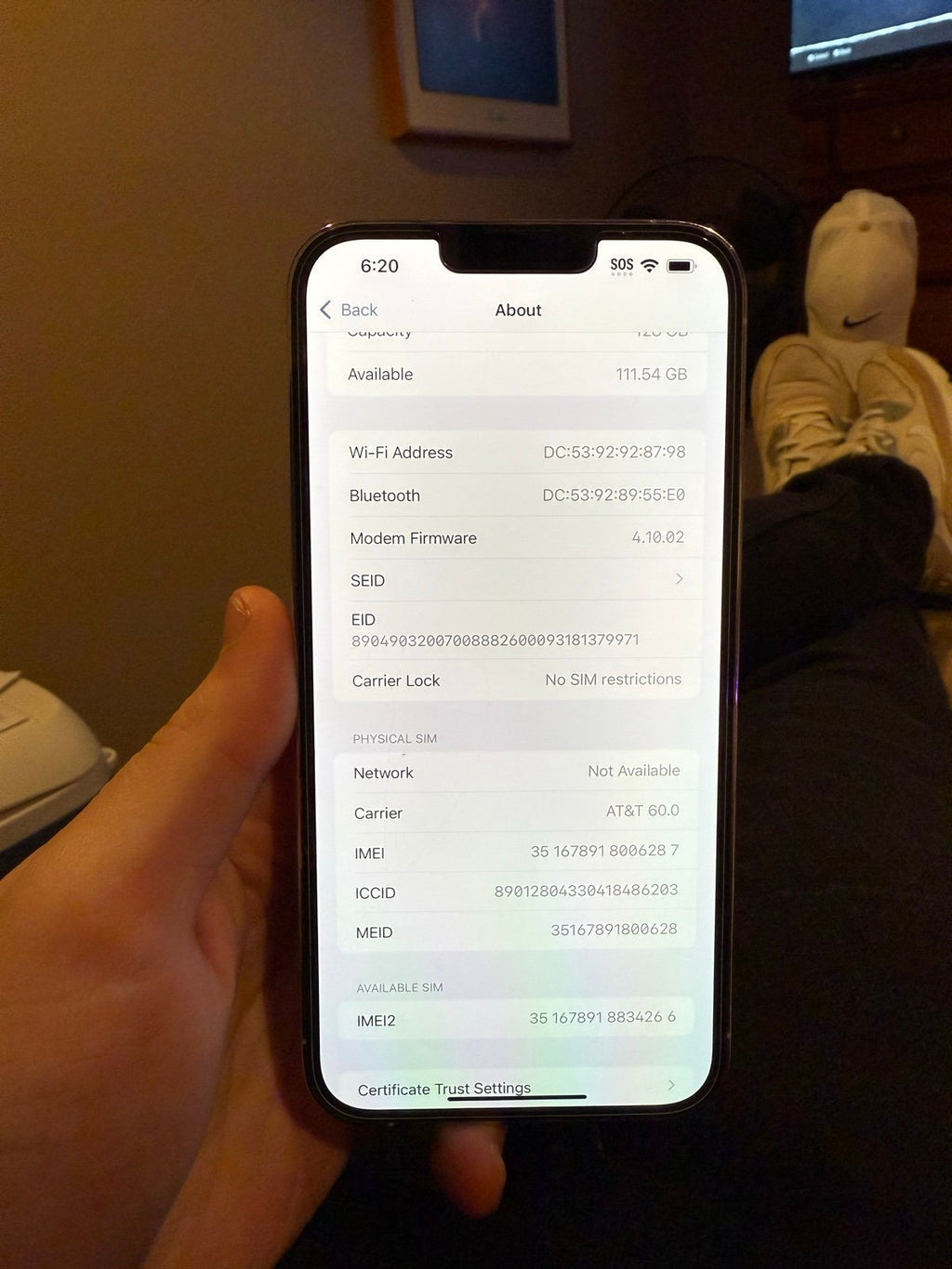 iPhone 13 Pro Max 128GB in Silver Unlocked 8Q13