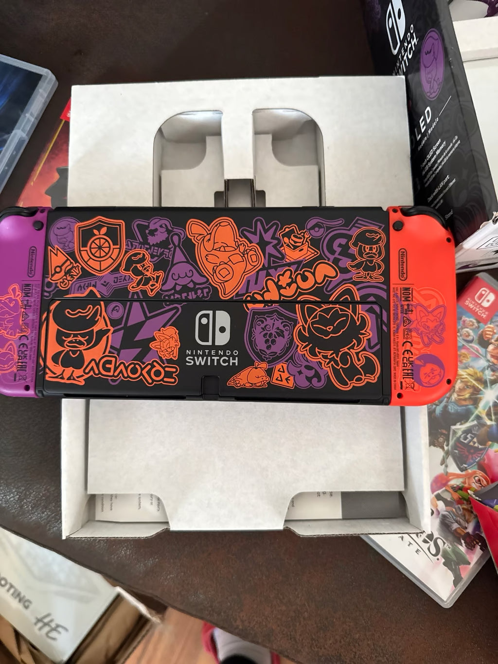 Nintendo Switch 鈥?OLED Model Pok茅mon Scarlet & Violet Edition 5V25
