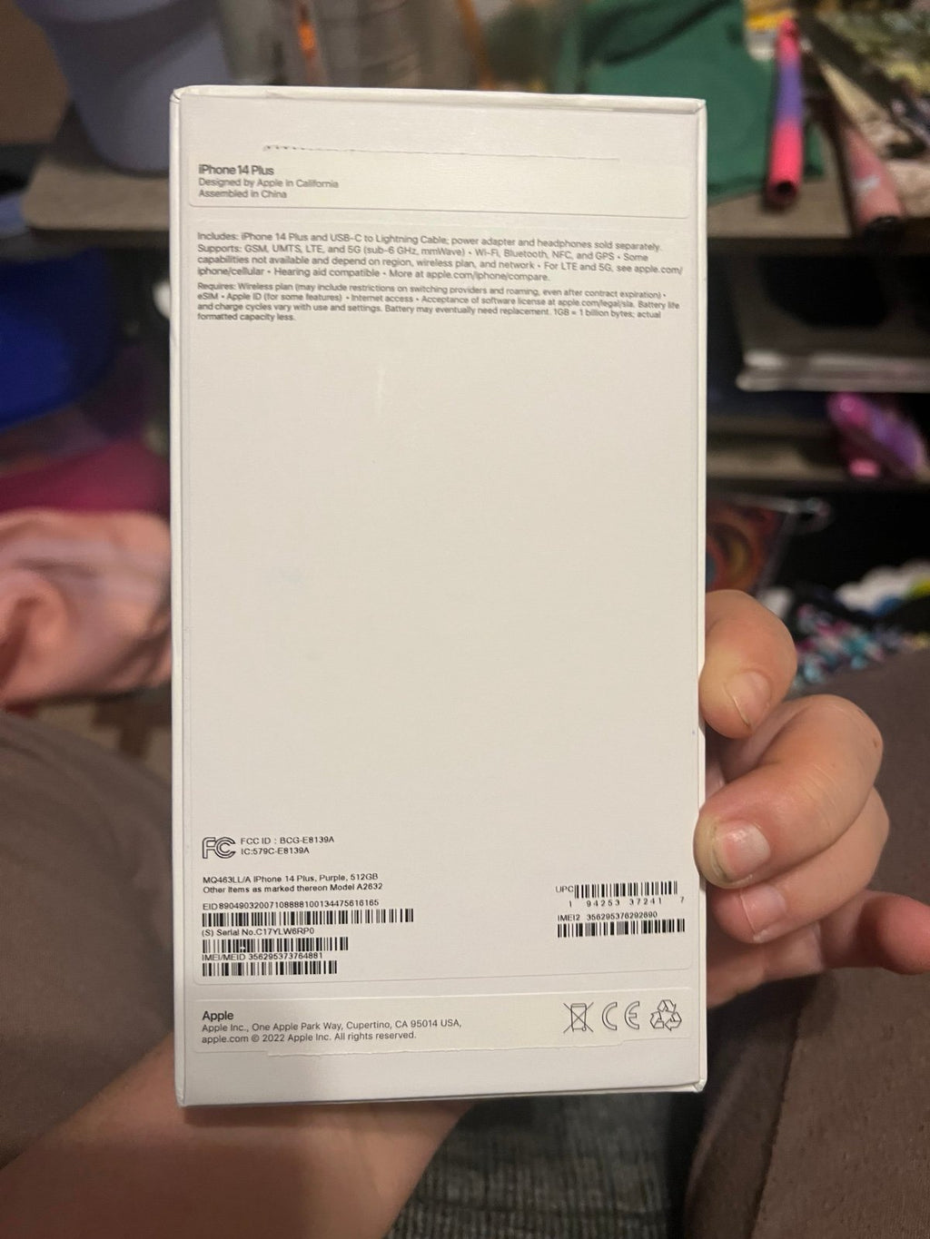 iphone 14 plus unlocked new 512gb 3P53