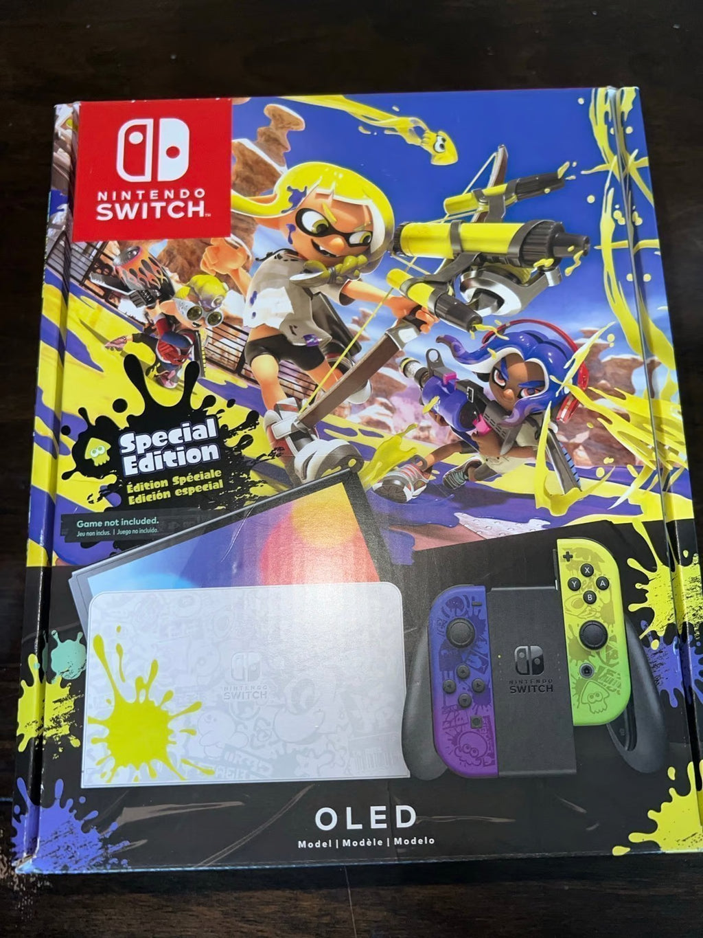 Nintendo Switch 鈥?OLED Model Splatoon鈩?3 Edition 8B78