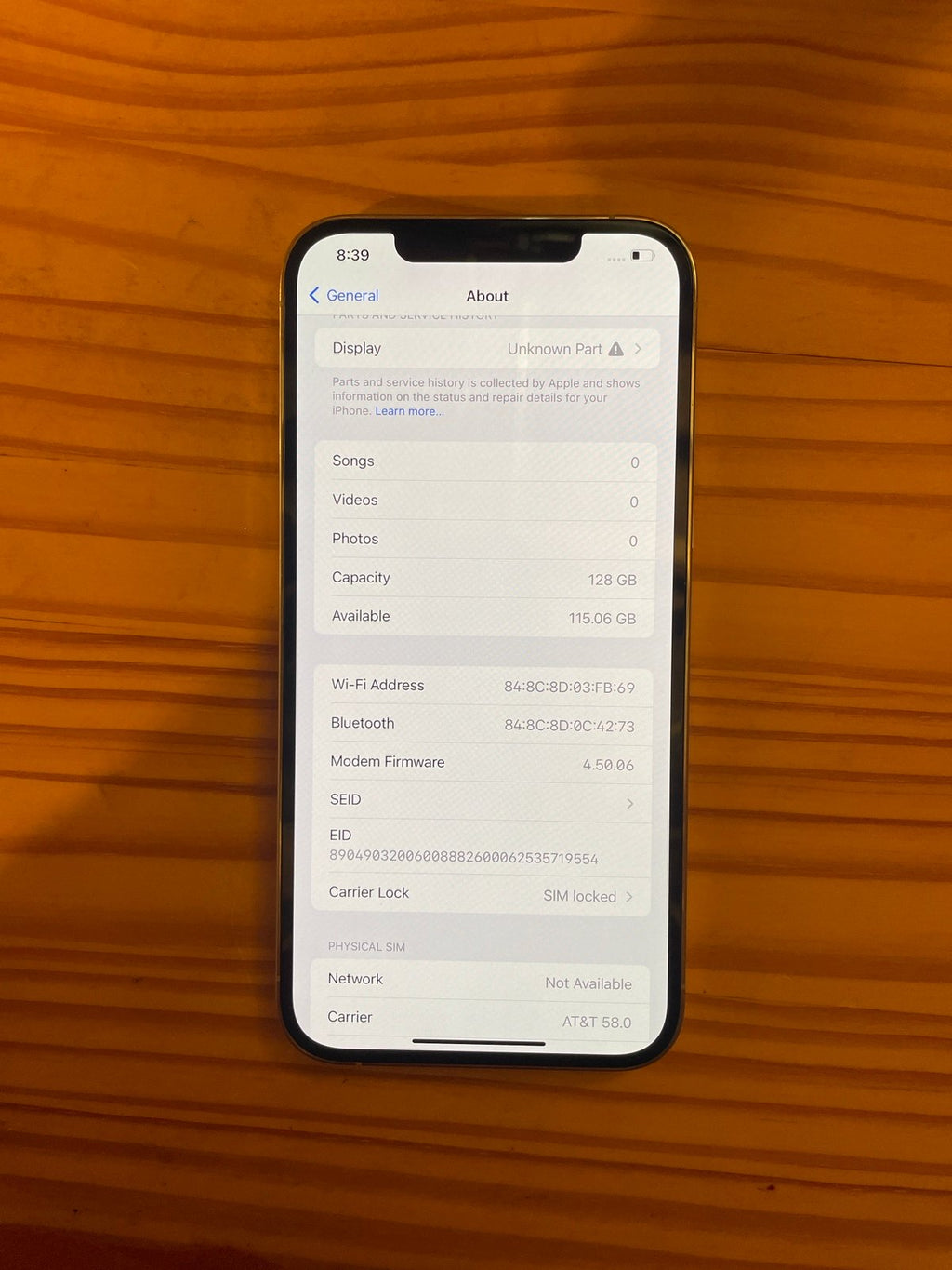 iPhone 12 Pro Max - 128GB - AT&T - Excellent 5M22