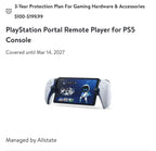 PlayStation Portal Remote Player for PS5 Console - 3-Year Protection Plan 7B86