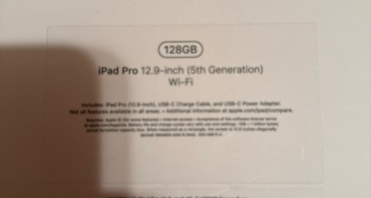 iPad Pro M1 12.9�?(5th Generation) 128 GB 9Z87