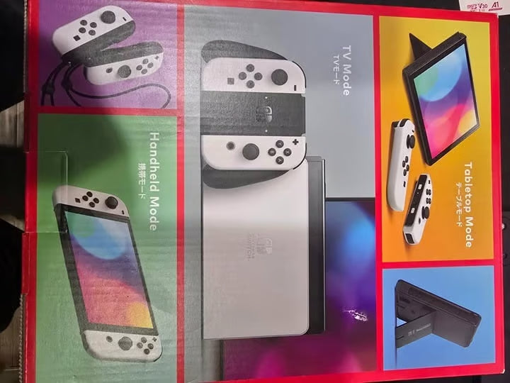 Nintendo Switch OLED white with picofly and 512GB sd card in new condition. 5Q16